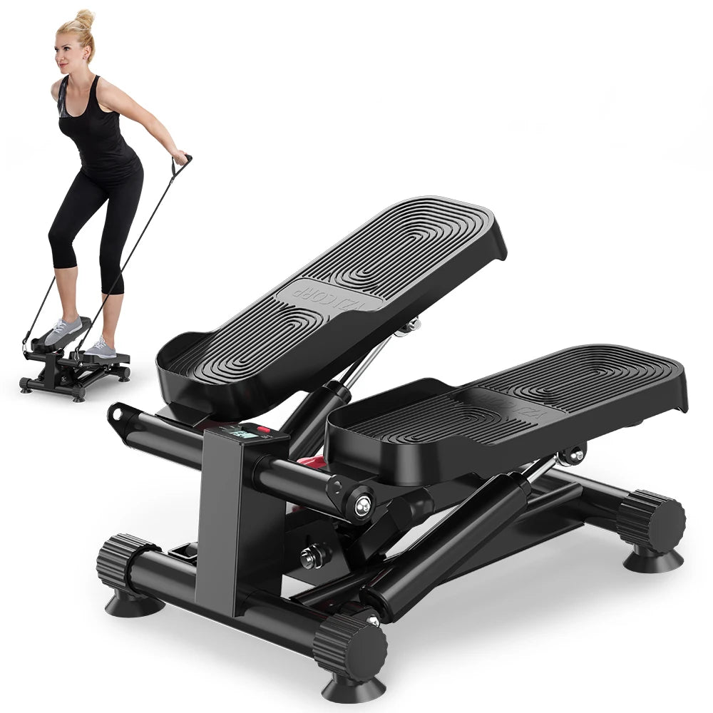 Mini Stepper with Resistance Bands