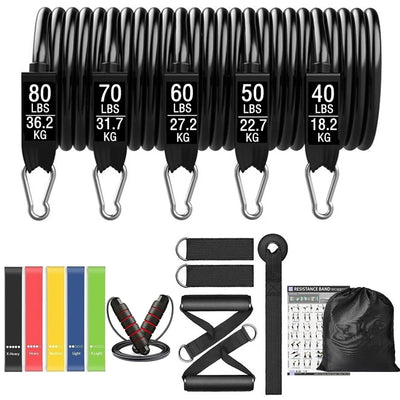 Resistance Bands Workout Bar Set