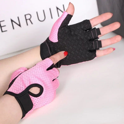 Fingerless Gym Gloves for Weightlifting