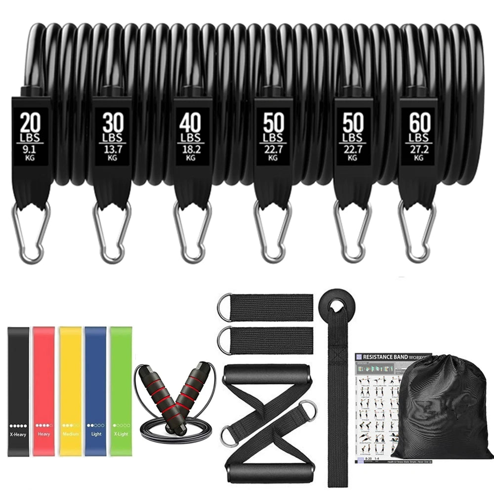 Resistance Bands Workout Bar Set