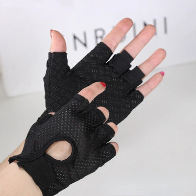 Fingerless Gym Gloves for Weightlifting