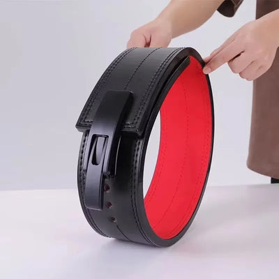 Cowhide Waist Belt for Powerlifting