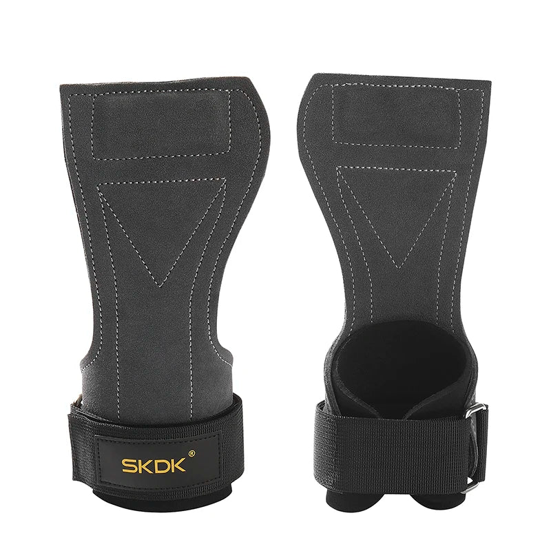 Cowhide Gym Gloves for Weightlifting